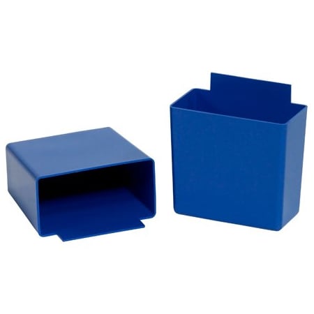 Bsc Preferred 5 1/8 x 2 3/4 x 3'' Blue Shelf Bin Cups, 48PK BUY00014269